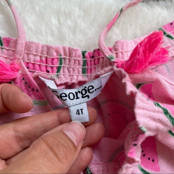 4T Adorable Watermelon Summer Dress - Picture 4 of 6